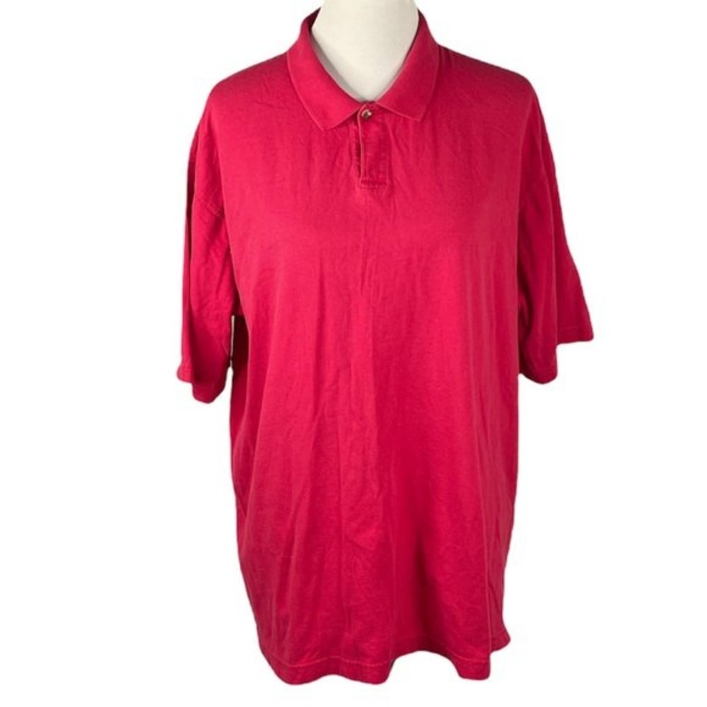 Nike Polo Shirt Red Size XLarge